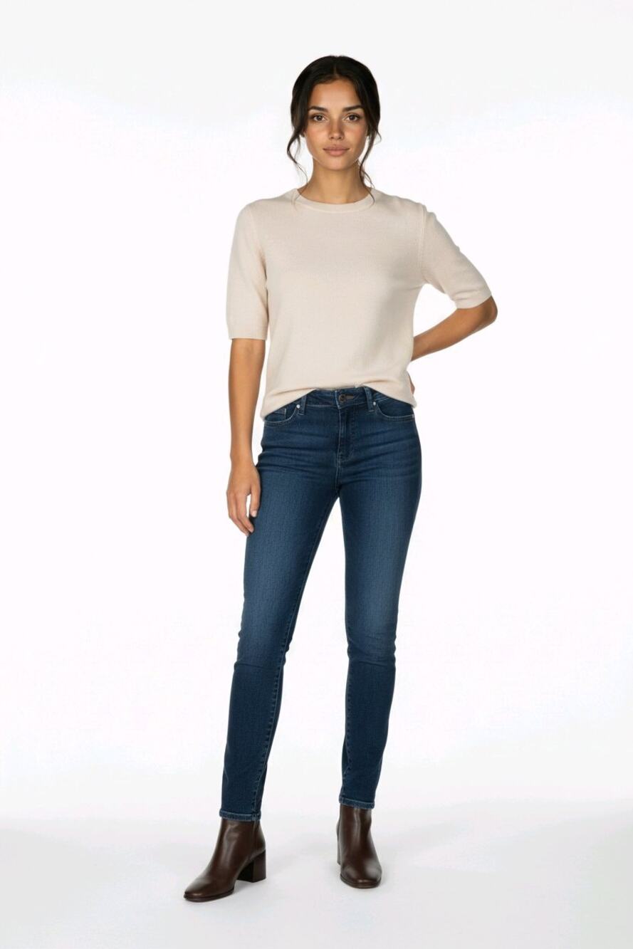 Womens LIZ CLAIBORNE Dark Wash City Skinny Petite Jeans Size 10P
